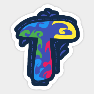 Letter T Sticker